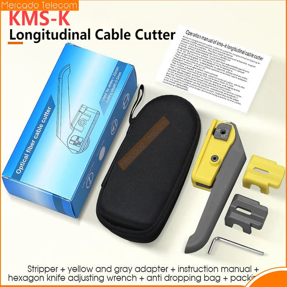 

KMS-K Optical Fiber Tool Longitudinal Stripper Cable Jacket Slitter Cable Sheath Cutter