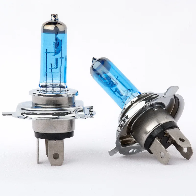 

2PCS H4 H7 H1 H3 55W 5000K Halogen Car Headlight Bulb Bright White 12V xenon Blue Glass Lamp 9006 HB4 Headlight Bulbs