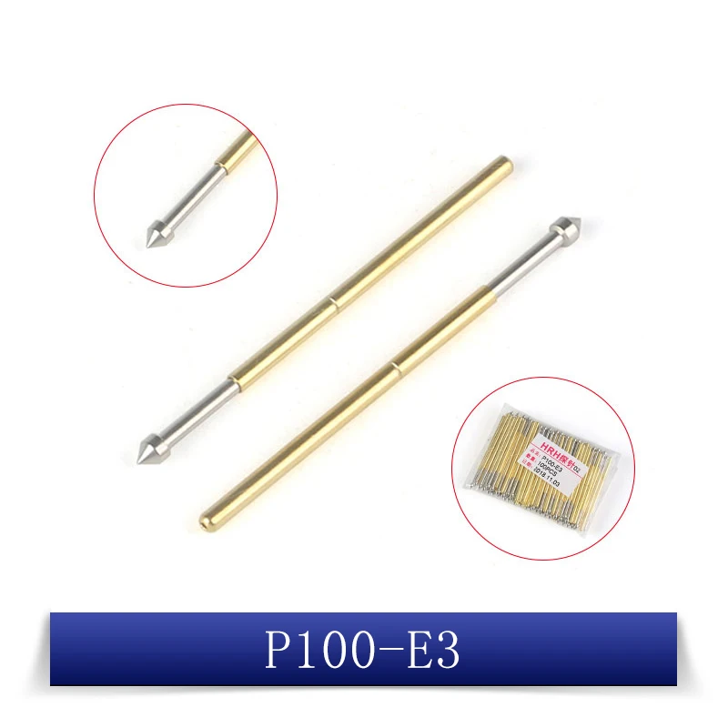 20pcs test probe P100 Retractable spring thimble P100-A2 A3 B1 D2 D3 E2 E3 F1 G1 G2 H2 H3 H4 H5 H6 J1 LM2 M3 Q1 Q2 T2 T3