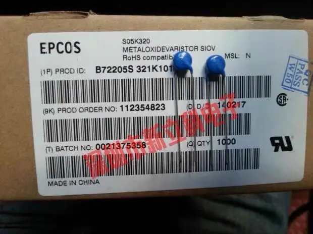 50/PCS S05K250 S05K275 S05K300 S05K320 S05K385 الأصلي شحن مجاني