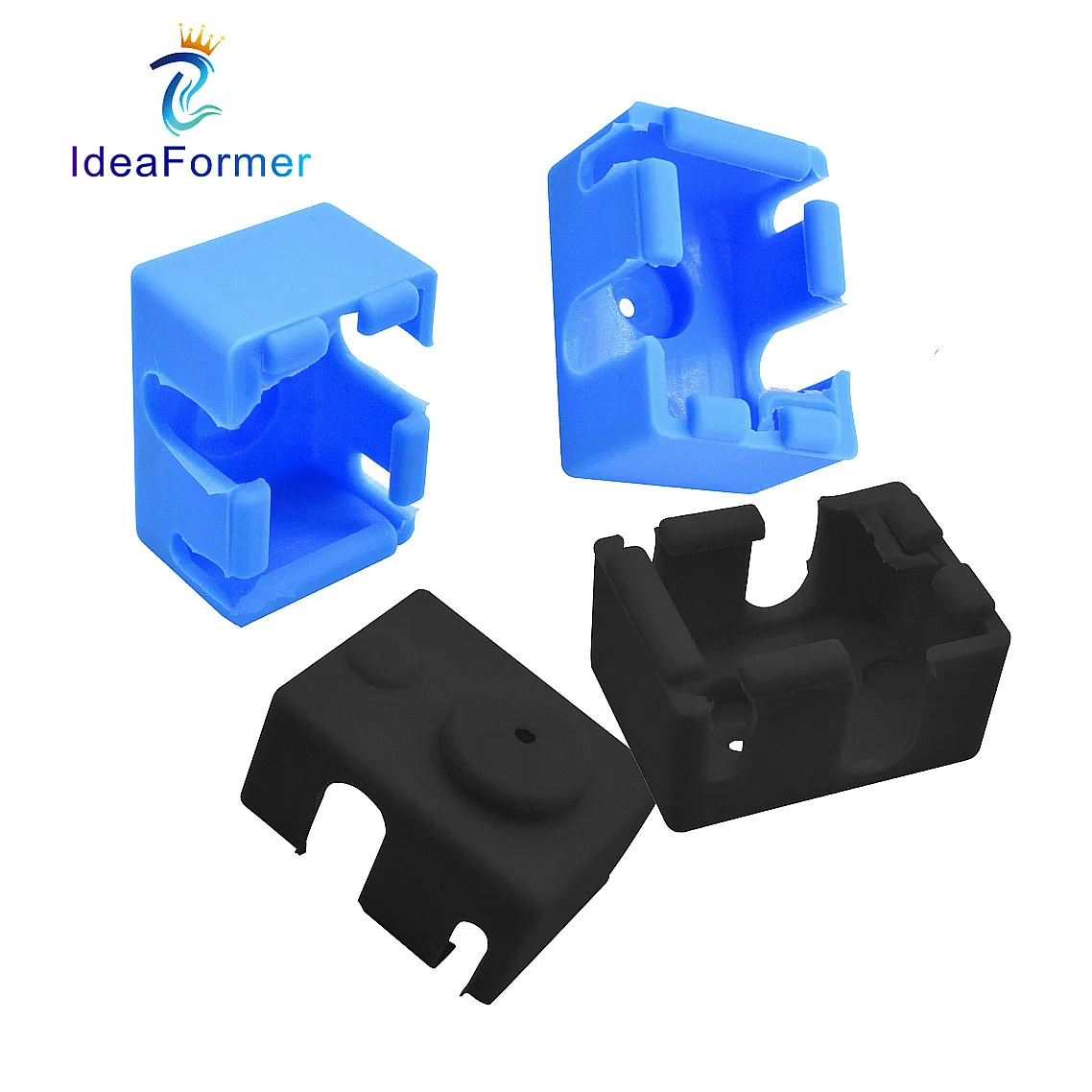 Capa de silicone para impressora 3d, bloqueio aquecedor oficial, proteção e isolamento para e3d v6 pt100 j-head