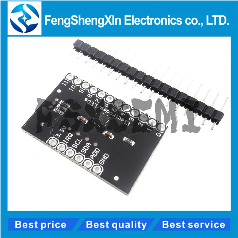 1pcs/lot MPR121 Breakout V12 Capacitive Touch Sensor Controller Module I2C Interface keyboard Development Board
