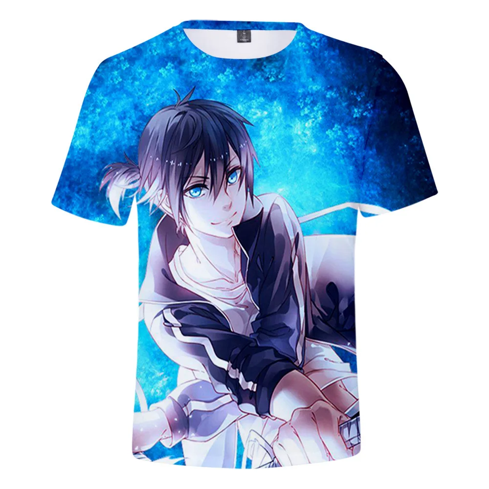 ญี่ปุ่น Anime Noragami 3D T เสื้อผู้ใหญ่/เด็ก Stray พระเจ้า Yato Iki Hiyori Yukine Ebisu Kofuku Bishamon Nora ชุดคอสเพลย์