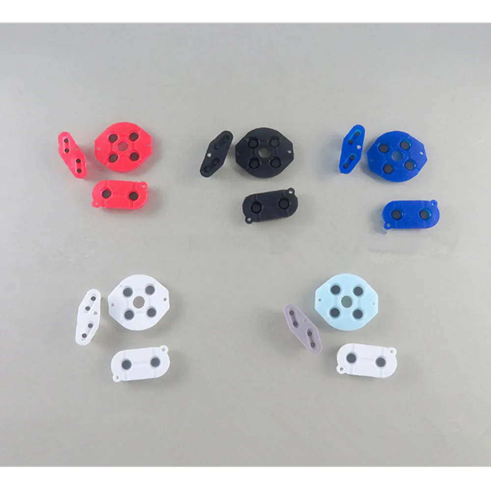 ゲームボーイキーボード用の1000個のシリコンスタート付きキーパッド,導電性ボタンのセット