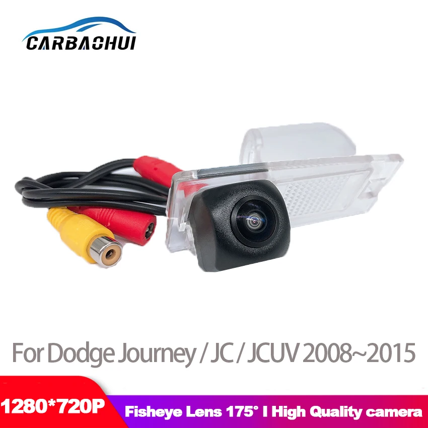 Car Fisheye lens starlight night visio rear view camera For Dodge Journey JC  JCUV 2008~2015 CCD HD Waterproof Reversing