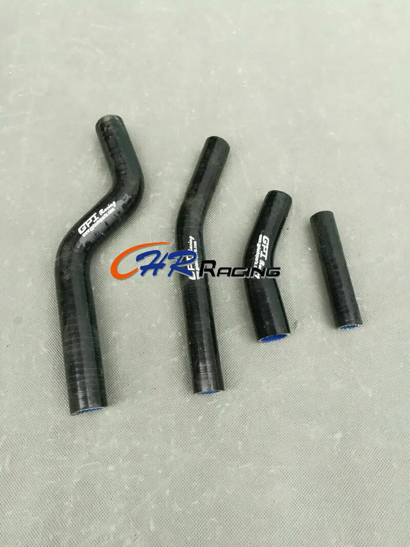 silicone radiator hose for Yamaha WR450F WRF450 2010 2011 2012 2013 14 15 BLACK