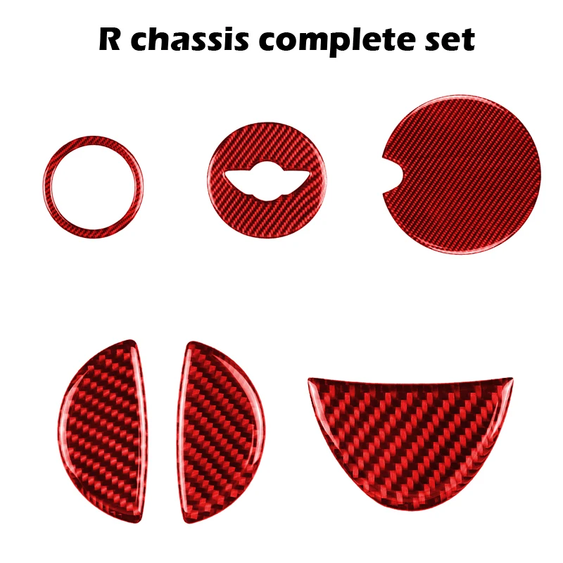 

Red Carbon fiber Auto interior decoration sticker panel For MINI COUNTRYMAN R56 R60 R61