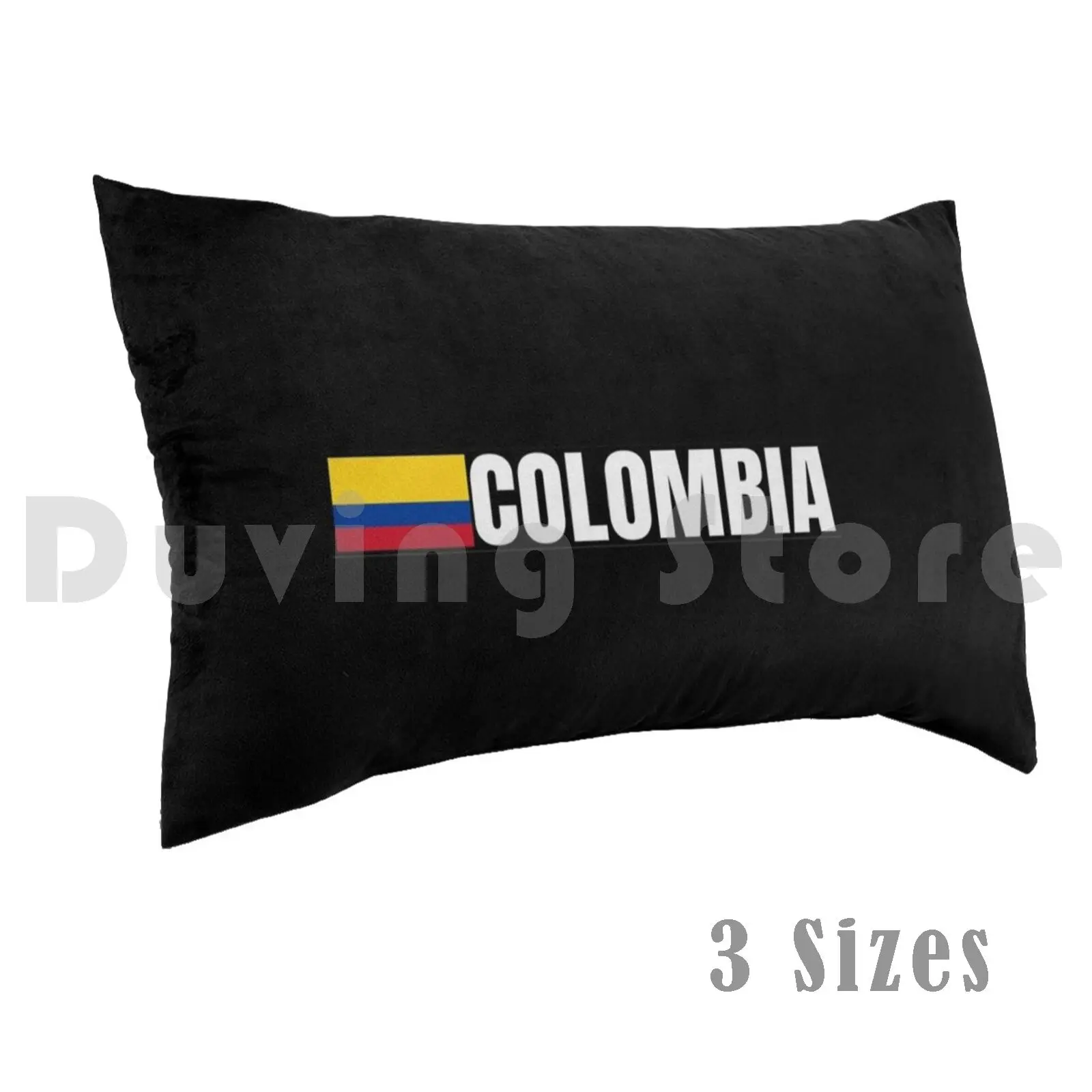 Funda de almohada Colombia impresa 50x75 bandera de Colombia Kolumbien Kolombaner Spanisch Bogotá J Balvin Cali