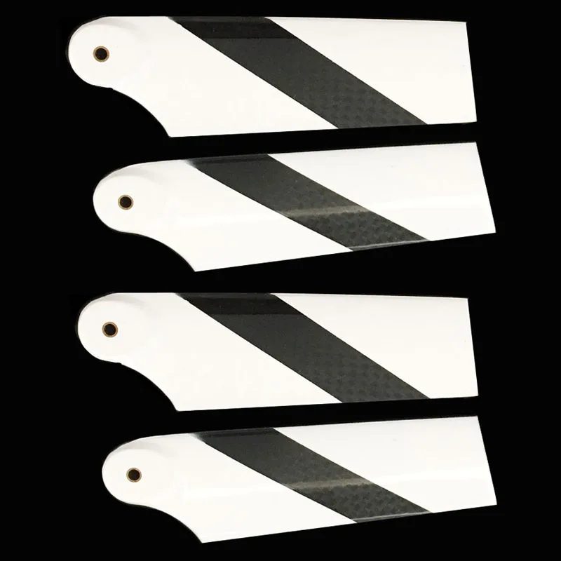 2 pairs RC 550 600 CARBON FIBER TAIL BLADE FOR ALIGN TREX HELICOPTER