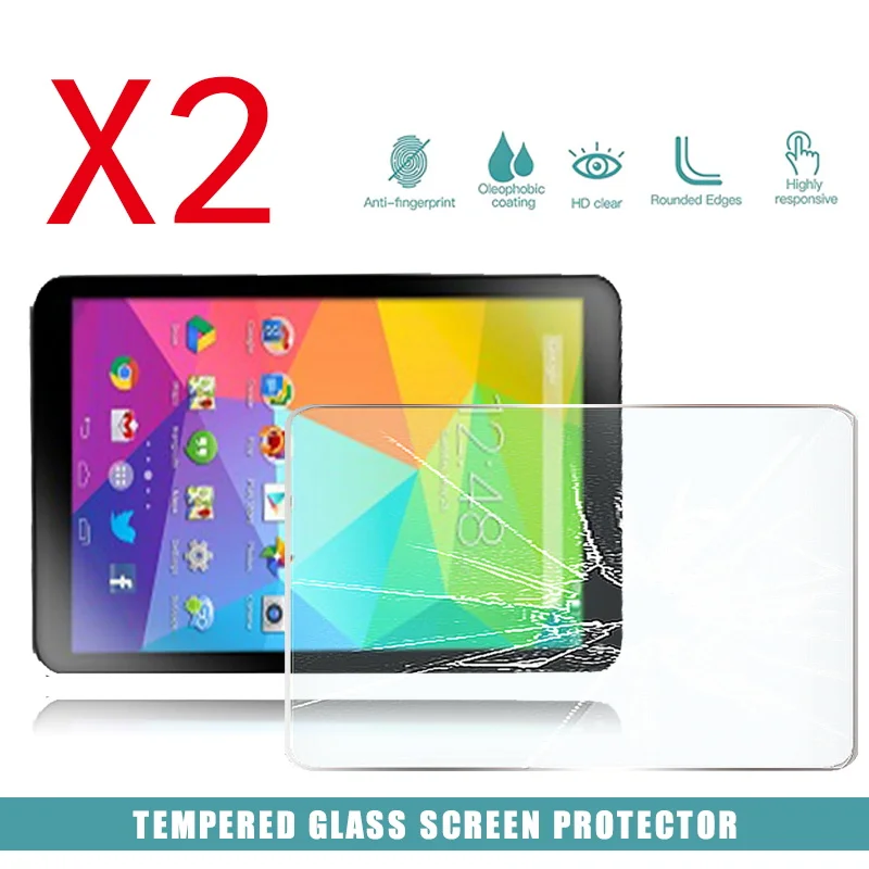 

2Pcs Tablet Tempered Glass Screen Protector Cover for 9" GoTab X GT9X Android Tablet HD Tablet Anti-Fingerprint Tempered Film