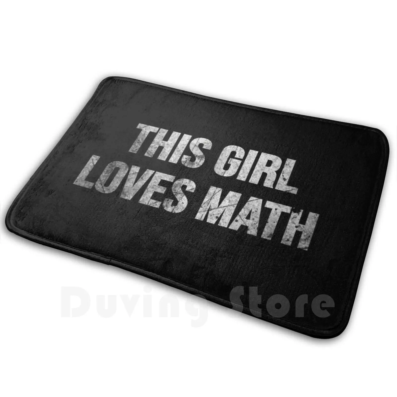 This Girl Loves Math | Funny Math Mat Rug Carpet Anti-Slip Floor Mats Bedroom This Girl Loves Math Funny Math Math Mathematics