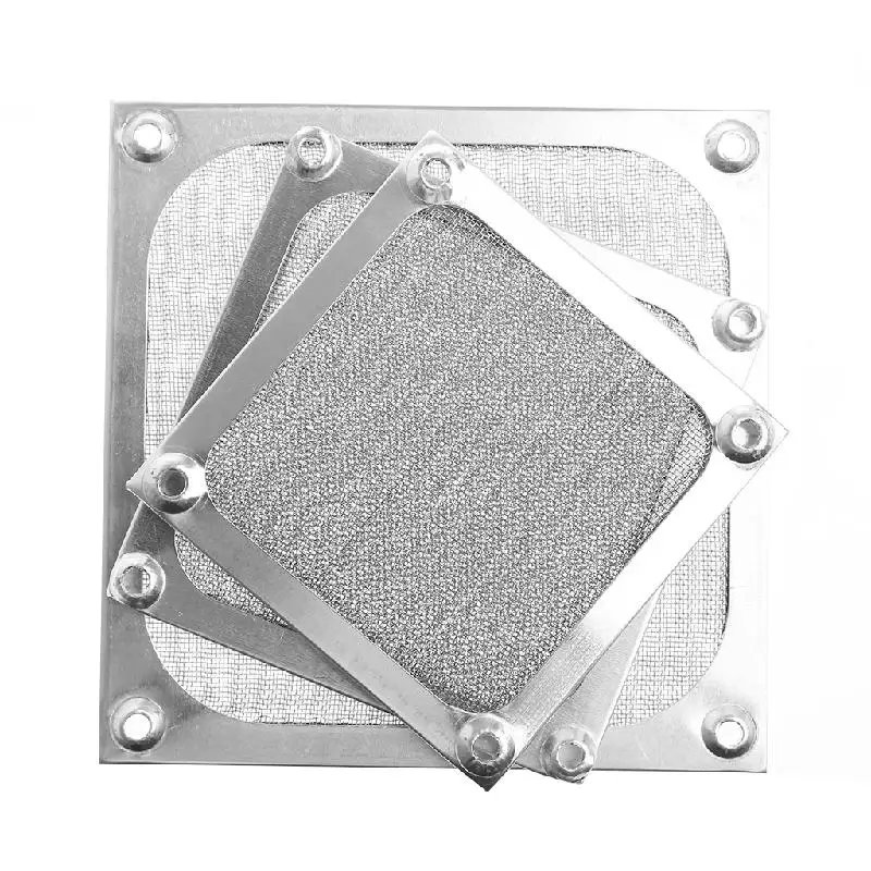 Metall Staubdicht Mesh Staub Filter Net Schutz 12/9/8cm Für Computer Fall Kühler Fan L4MD