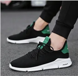 2019 New Fashion Breathable Men Sneakers Male Shoes Adult High Quality Comfortable Non-slip Soft Mesh Men Shoes YYJ166