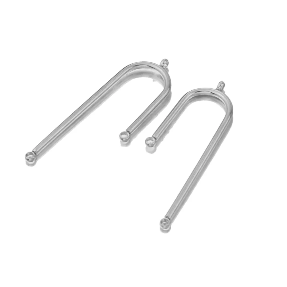10pcs/lot NEW DIY Earrings Findings Stainless Steel Long Connecting for Jewelry Making Earring Pins Findings DIY Supplies image 4