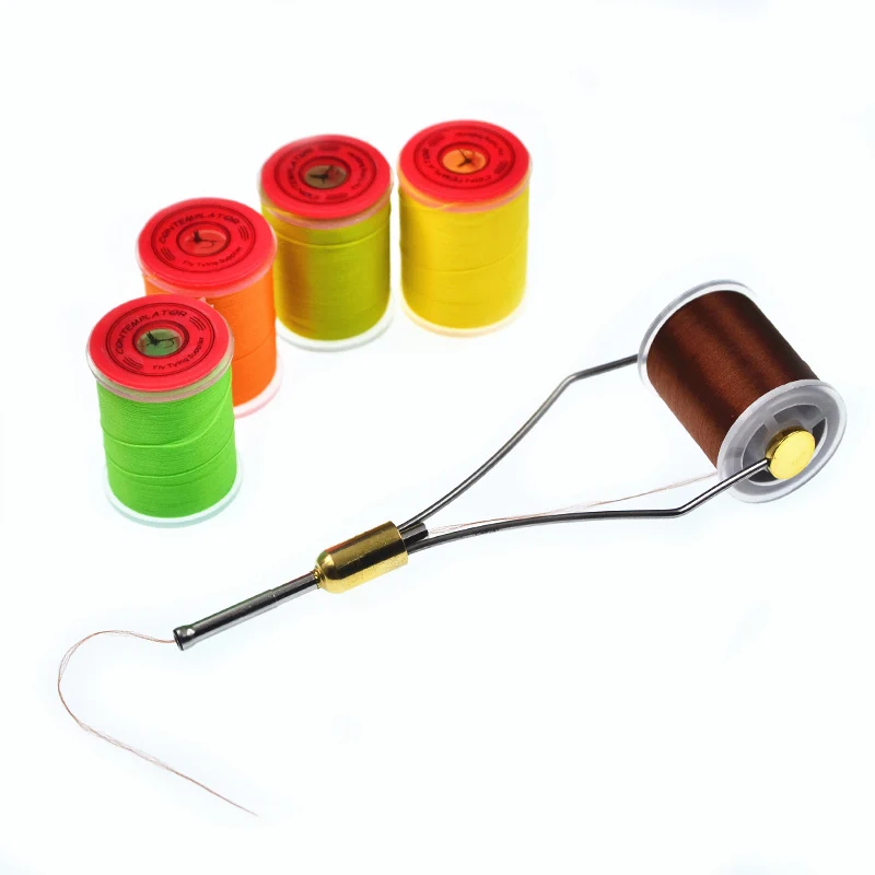 7 carretes/combo 100D hilo para atar moscas encerado en bobina estándar hilo multifilamento de polietileno para patrones de trucha pequeña y moscas de agua salada - imagen 3