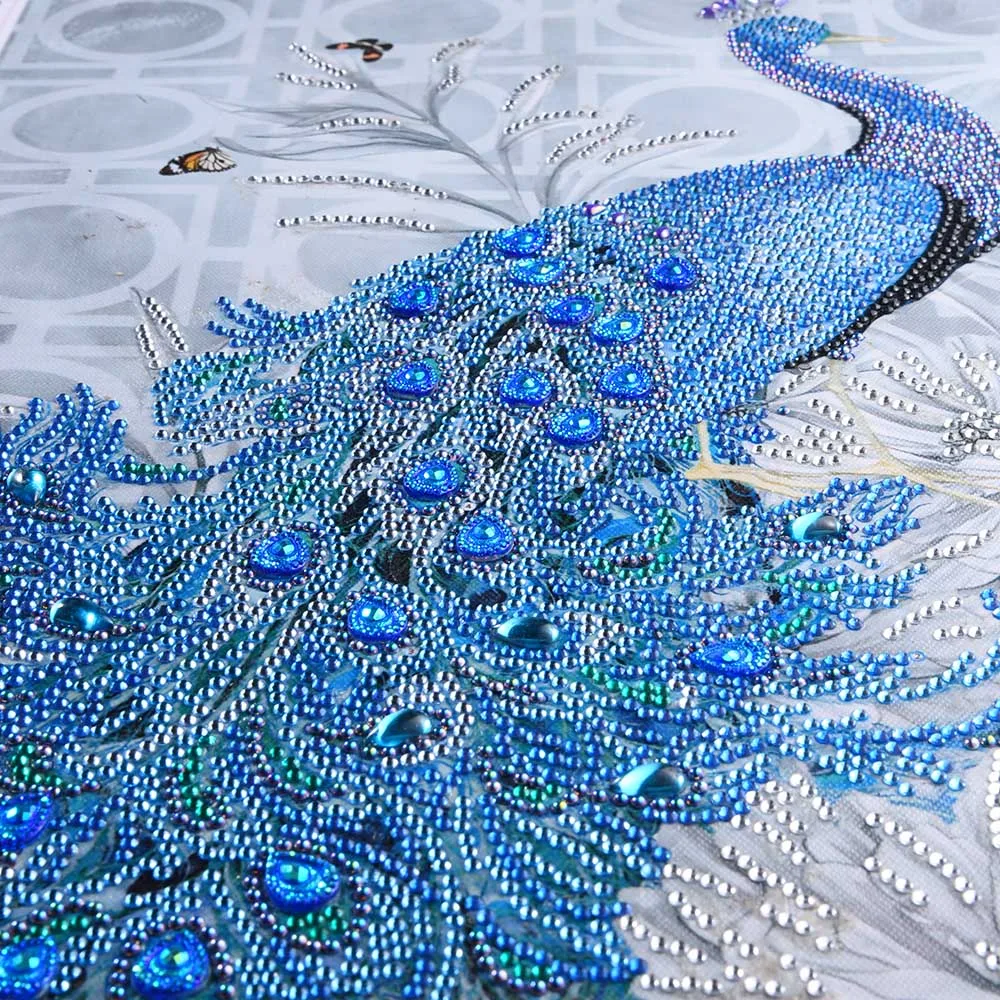 Speciale A Forma di Pittura Diamante Farfalla Pavone Lupo Del Gufo Del Fiore FAI DA TE 5D Parziale Trapano A Punto Croce di Cristallo Del Rhinestone