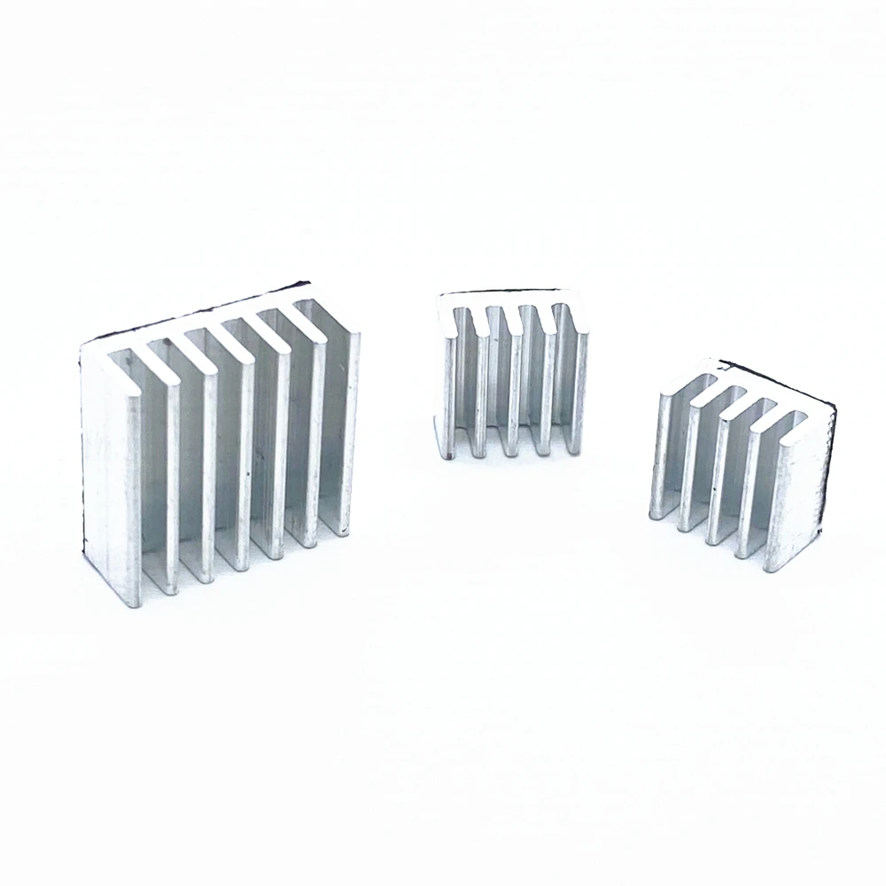 3 pçs adesivo raspberry pi dissipador de calor refrigerador de alumínio puro conjunto kit radiador para resfriamento raspberry pi 2 b