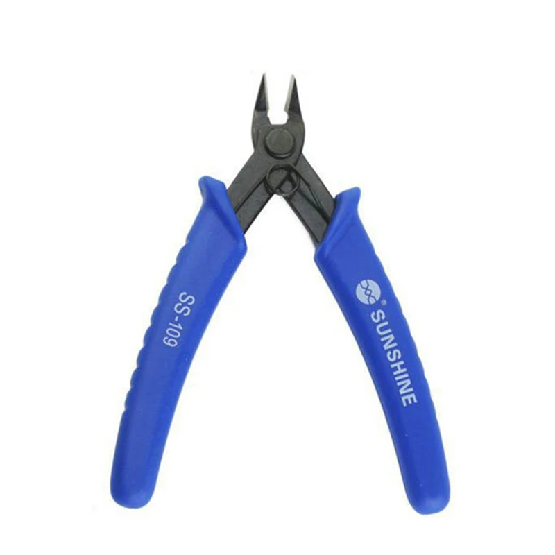 SS-109 di precisione più duro versione bevel naso pinze di taglio utensili speciali per manutenzione hardware offset pinza Multi Strumento Mano