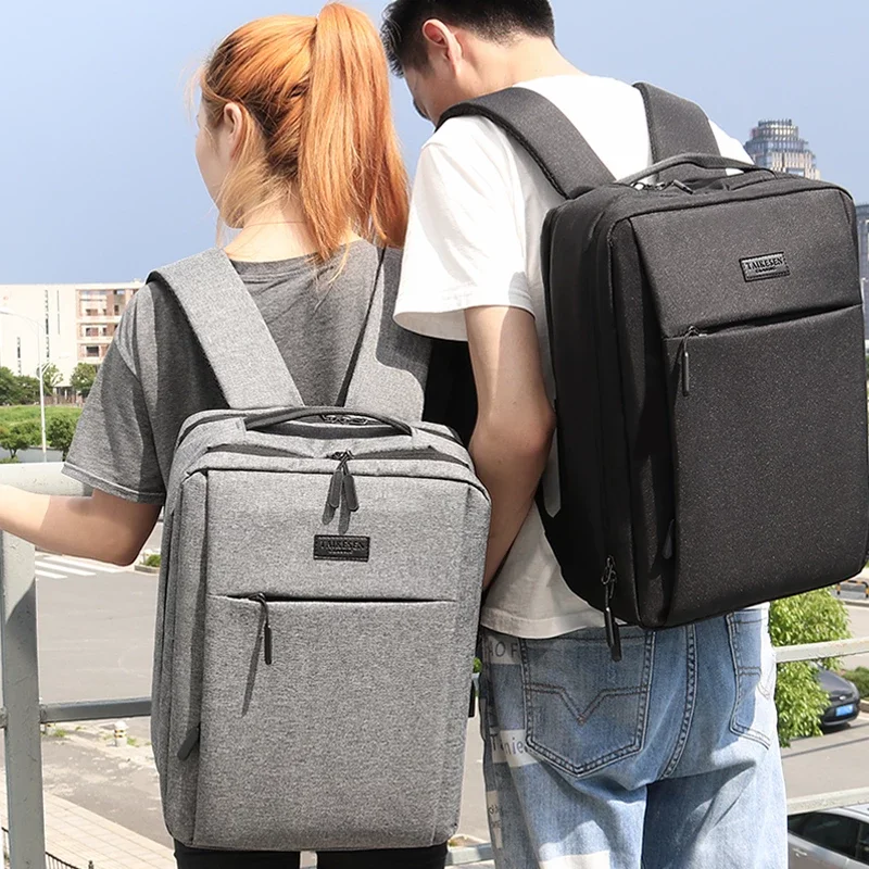 Fashion Laptop Usb Backpack School Bag Rucksack Anti Theft Travel Daypack 13 14 15.6 16 17.3Inch Large Capacity Backbag Mochila