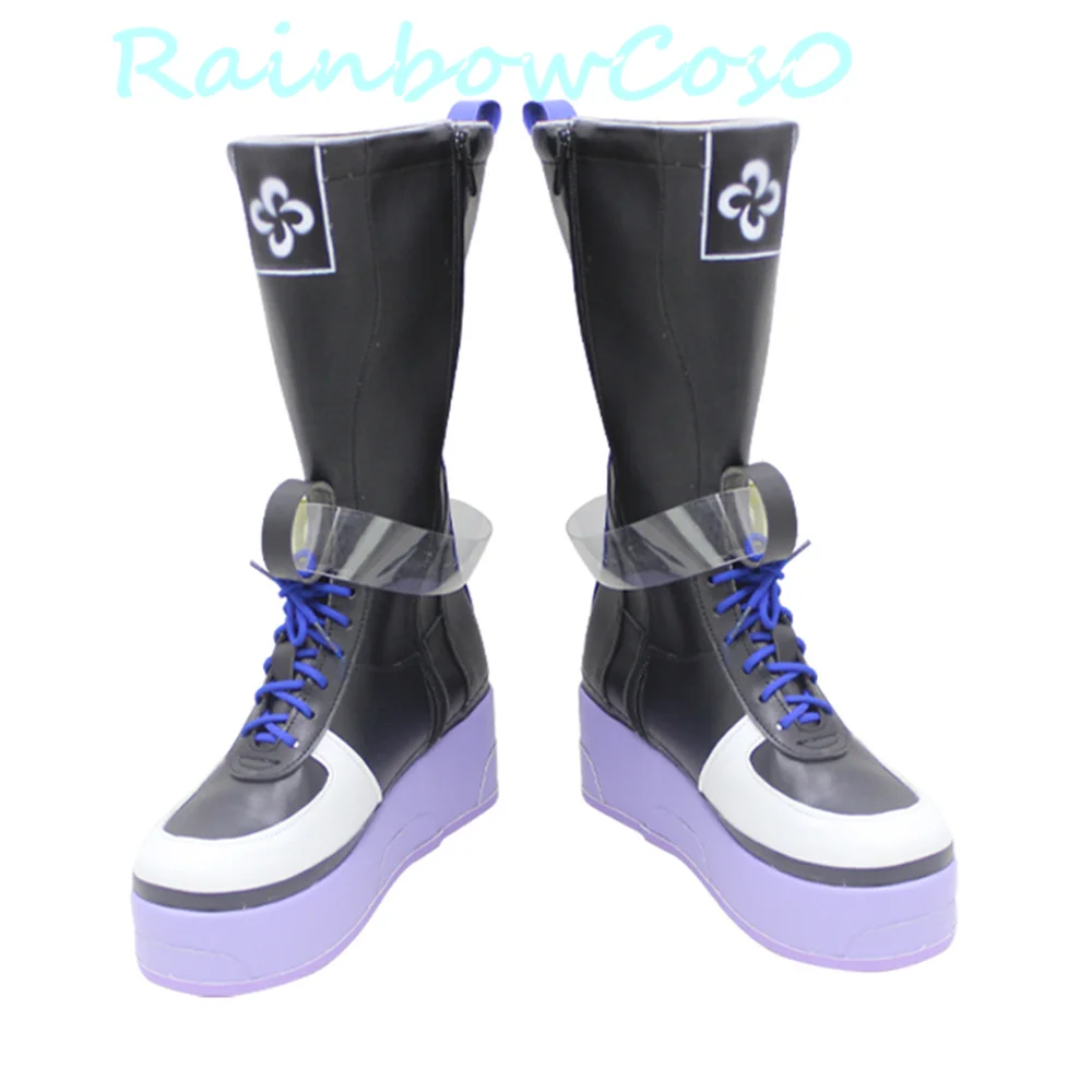 Arknights mizuki cosplay sapatos botas jogo anime carnaval festa dia das bruxas rainbowcos0 w1906