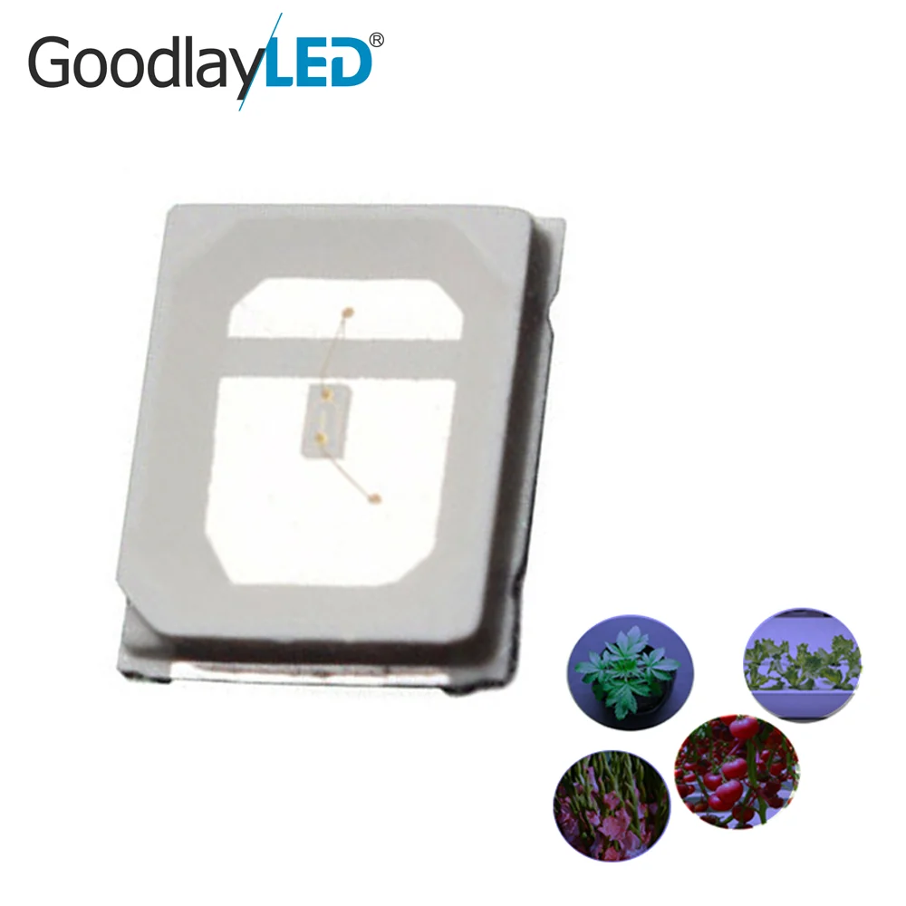 1000pcs/Plants generate special lamp bead SMD 2835 CHIP 0.2w 0.5w Red Blue