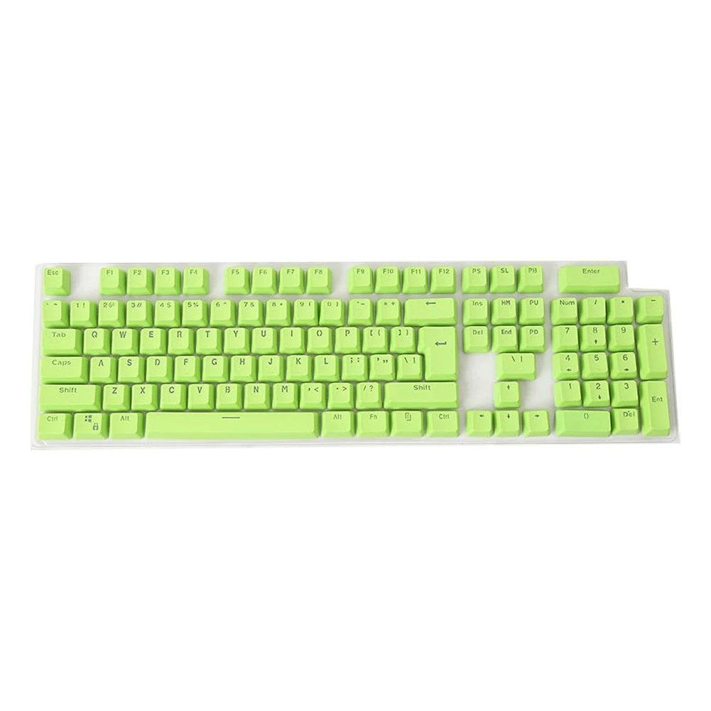 106 Keys Keycap Keyboard PBT Solid Color Backlight Key caps Replacement Keycap for Mechanical Keyboard