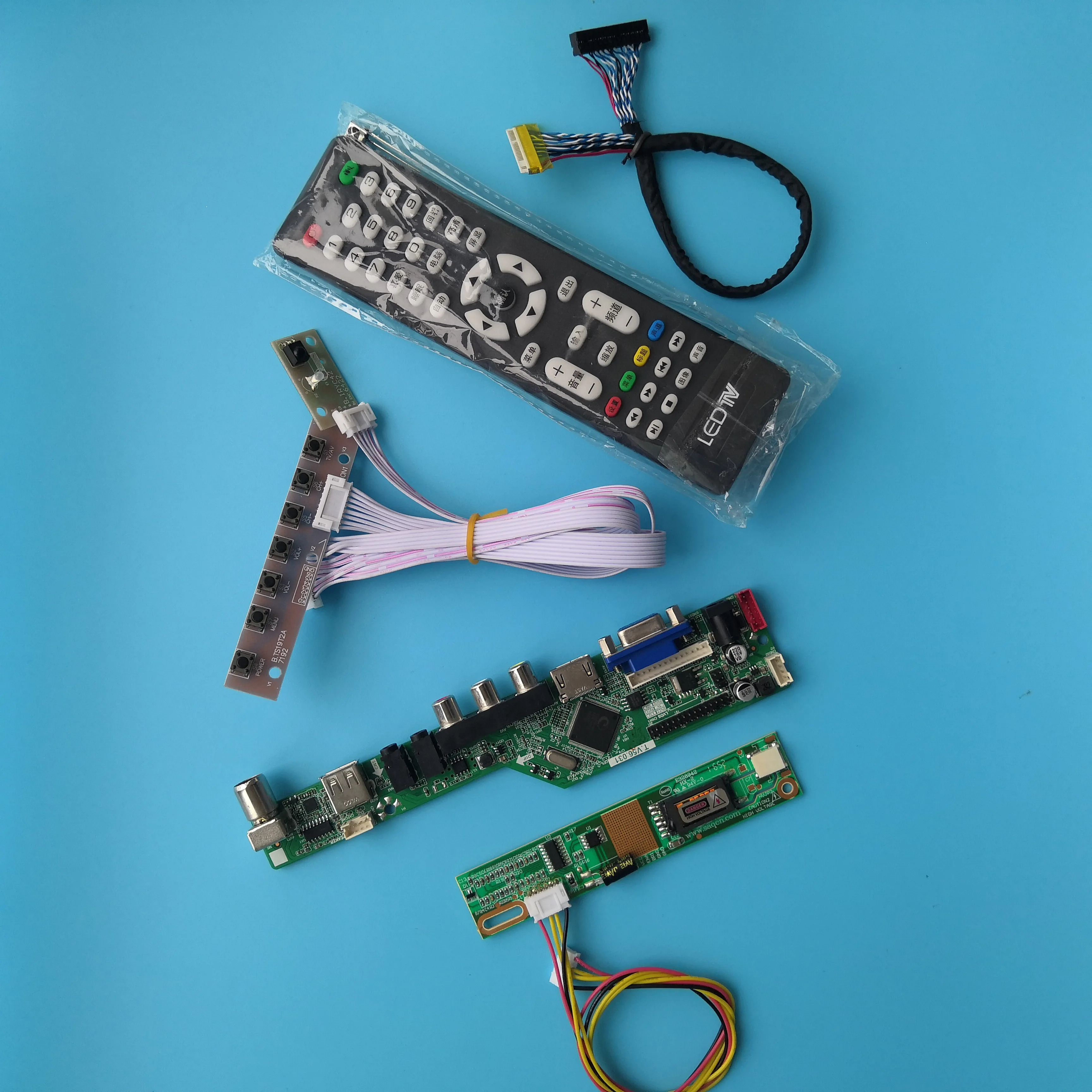 

For LTN150XD-L01 LTN150XD-L02 15" 1024X768 20pin 1 CCFL LCD LED screen panel TV Controller board HDMI-compatible VGA AV USB kit