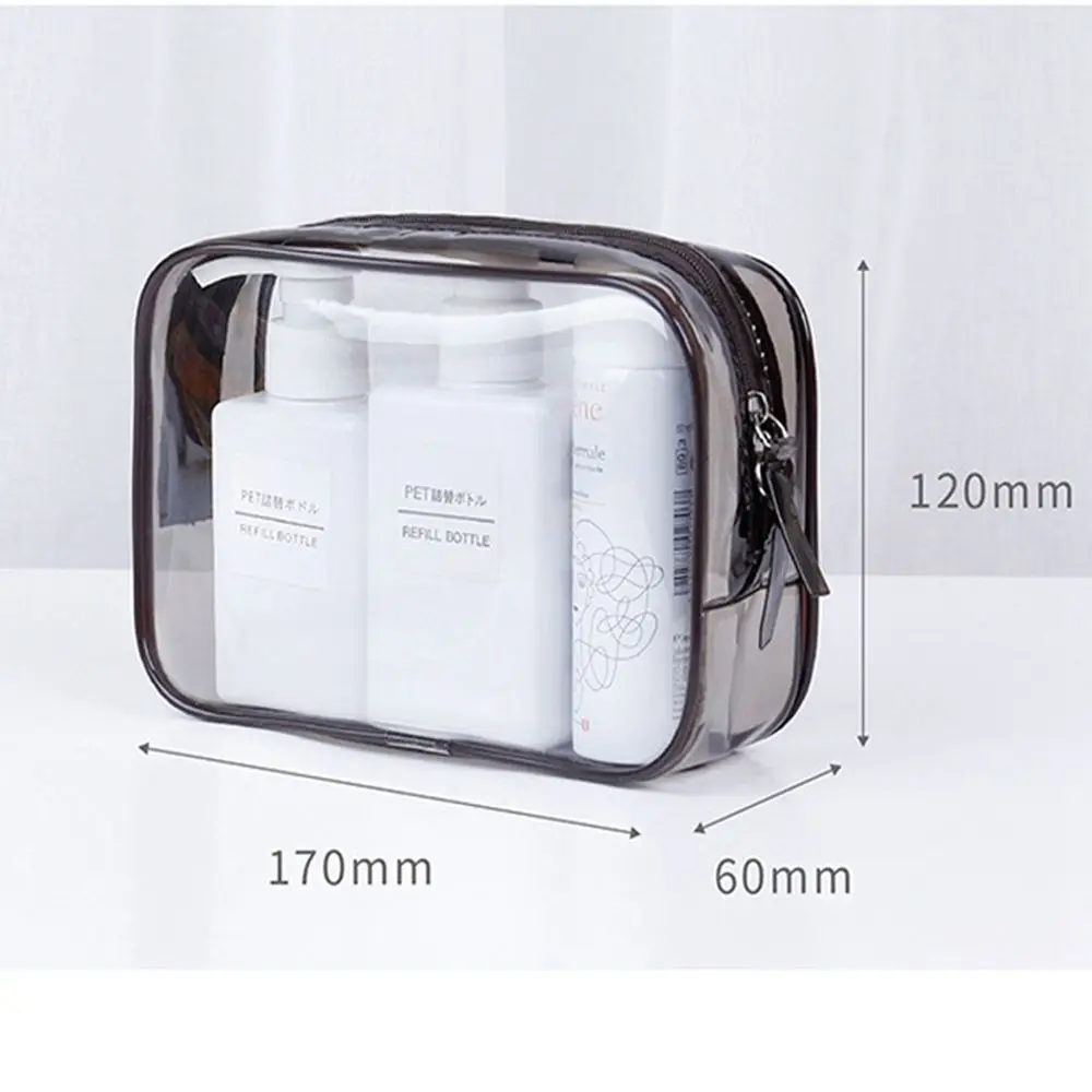 Transparent PVC Bags Travel Organizer Clear Makeup Bag Beautician Cosmetic Bag Beauty Case Toiletry Bag Make Up Pouch Wash Bags