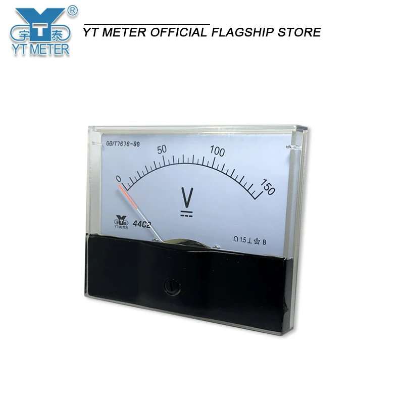 44c2 DC millivoltmeter 40mv 50mV 75mV 100mV 150mV 200mV 250Mv 300mV 400mV 500mv pointer voltmeter measuring instrument small vol