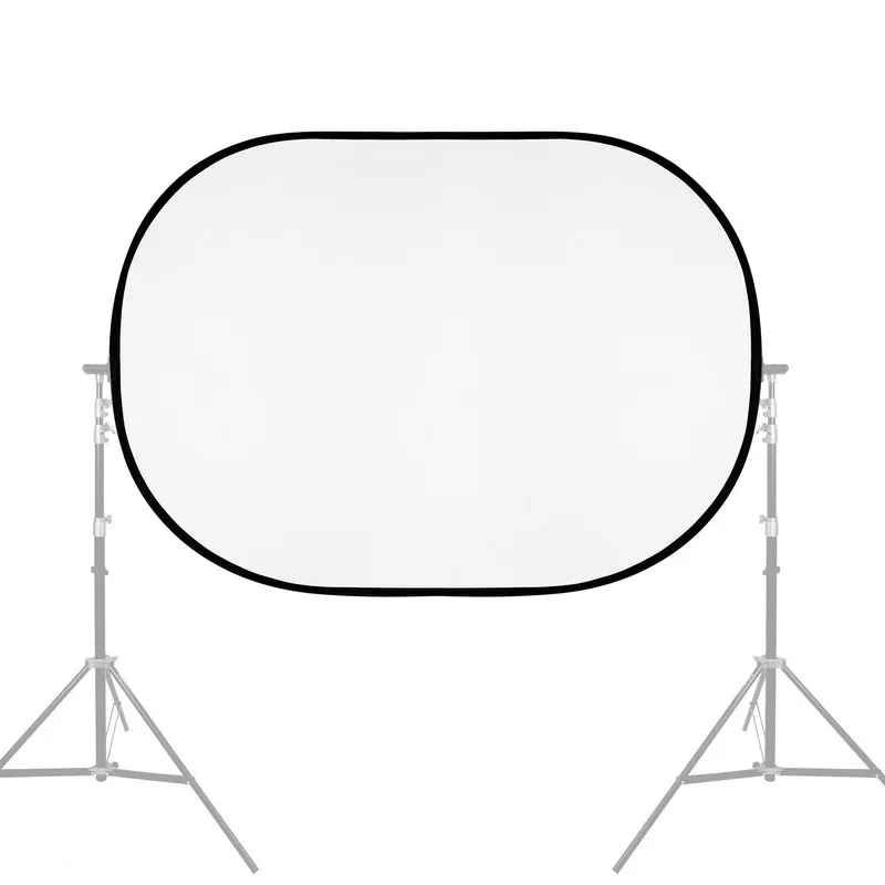 150X200CM Foldable Oval Reflector Soft Light Board Photo Video Photography Diffuser Photo Studio Soft Panel with Portable bag