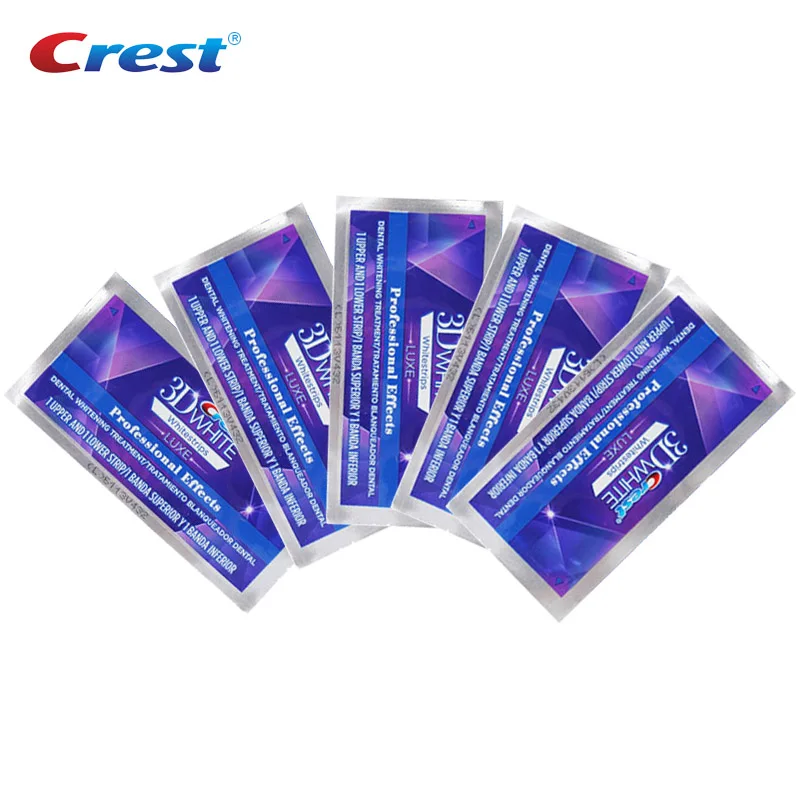 Оригинальные полоски Crest 3D Whitestrips для отбеливания зубов, профессиональные эффекты, белая полоска, зубной белый гель Pro-белый гель для взрослых