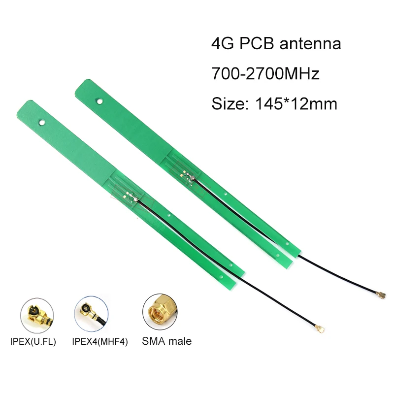 2pc GSM 3G 4G LTE antenna internal PCB Omnidirectional High gain IPEX/IPEX4/SMA SIM7000 SIM7100 SIM7600 EM06 EM12-G EM20-G EP06