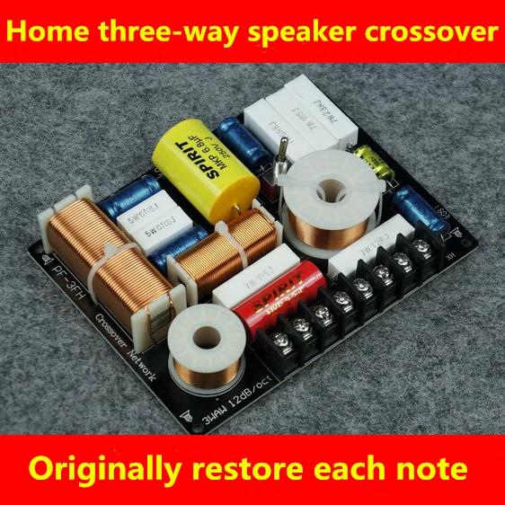 

New Speakers Frequency Divider 3 Way Crossover Audio 280W Bass Midrange Treble Professional DIY For Home Theater Sound System