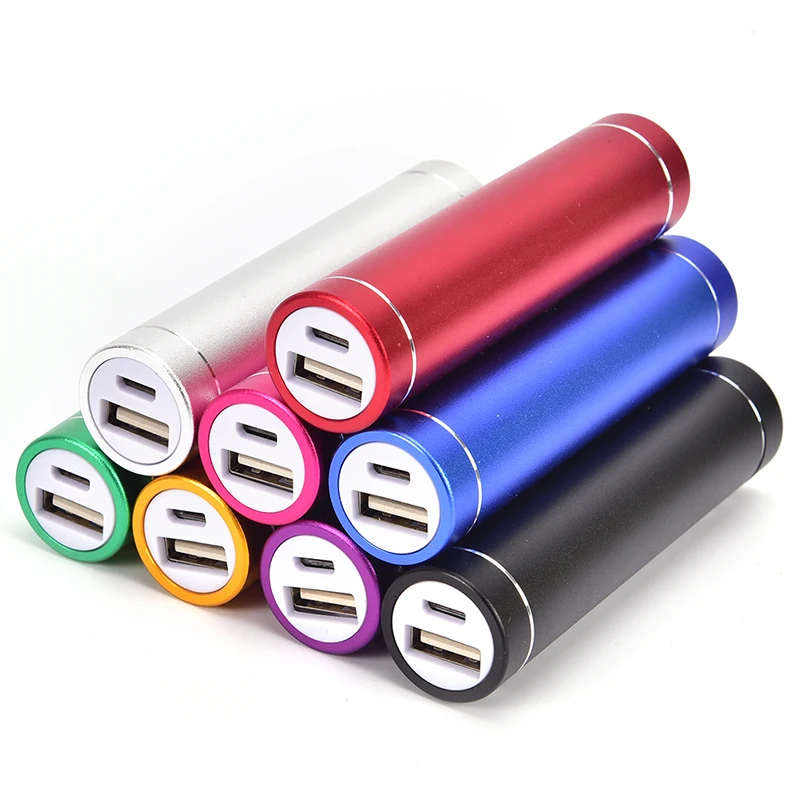 Colorful 2600mAh External USB Power Bank Box Battery Charger For Mobile Phone 18650 Batteries DIY (No Battery)