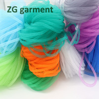 4mm Tubular Tube Crin Cyberlox  for Hair,Crinoline Braid Accessories 50yards
