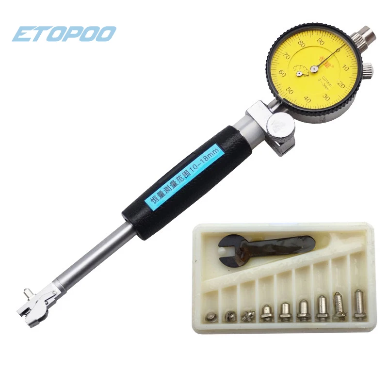 High quality 10-18mm Dial bore gauge with indicator Cylinder Inner Diameter Gauge, Dial Bore Inside Diameter Gage