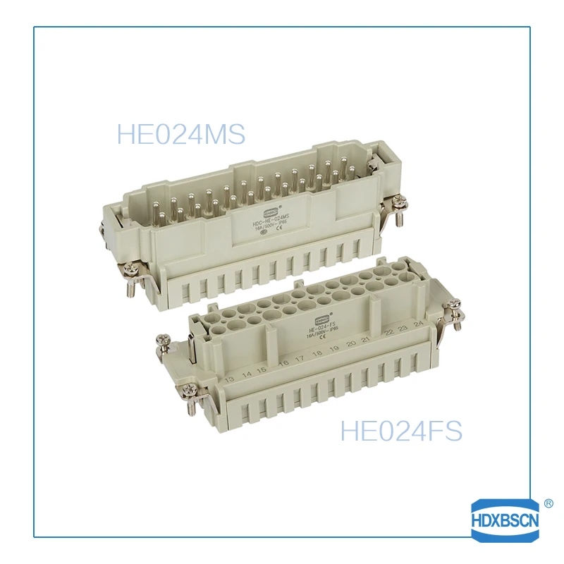 HDXBSCN HEAVY DUTY CONNECTOR TAKES MULTIPOLARES-HDC RECTANGULAR TAKES HE-024