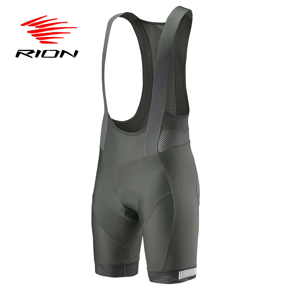 RION Cycling Bibs Shorts Padded Men's Biking Tights Pro Biker Shorts Quick Dry Breathable Mtb Shorts Clothing High Stretch