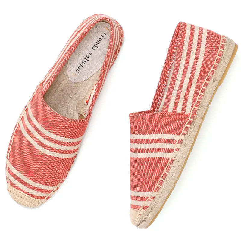 2021 Real New Sapatos espadrillas da donna Fashion Sneakers traspiranti tela di qualità Running Linen Casual Flat ladi\'s Girl Loa