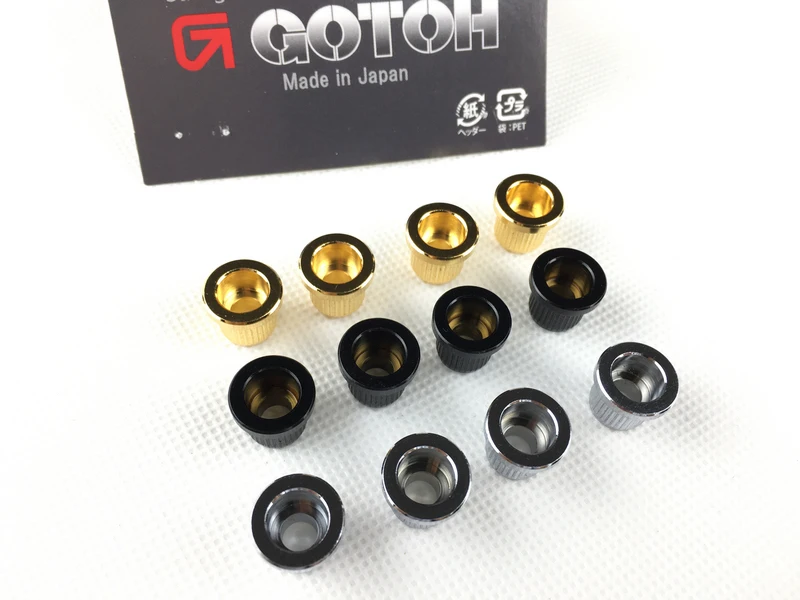 1 Set (4Pcs) GOTOH Through Body String Ferrules / String Bushings For Electric Bass  MADE IN JAPAN TLB-2