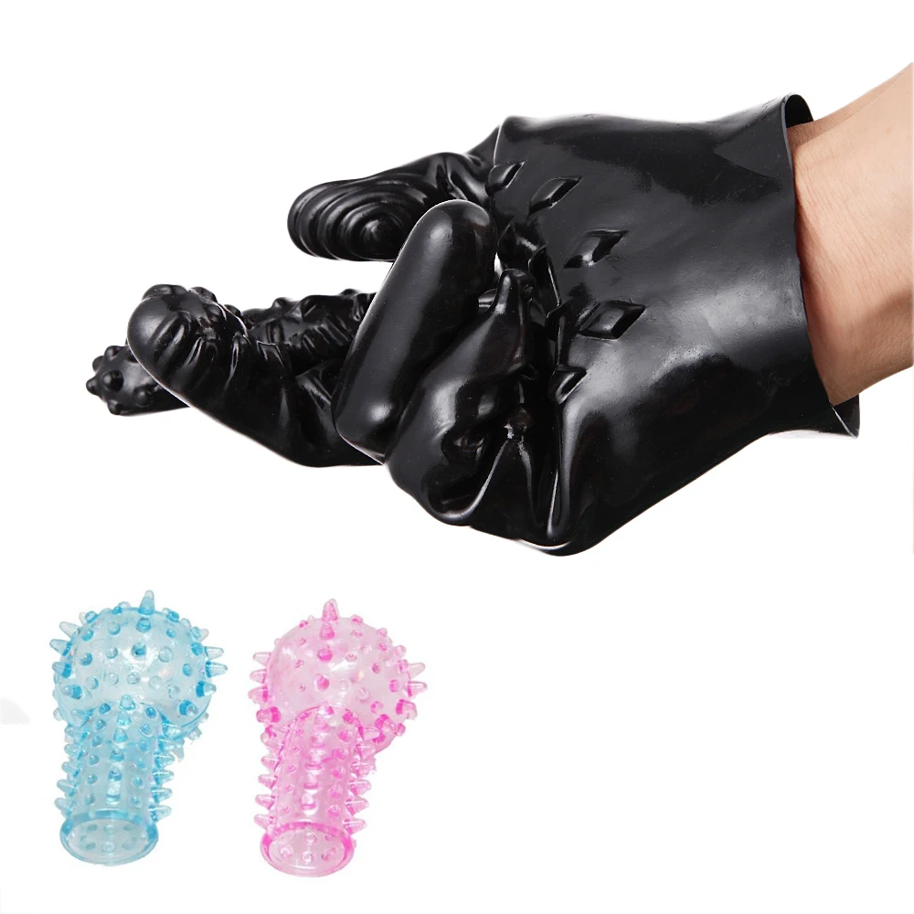 

5 Finger Magic Palm Hand Golve Masturbation Sex Gloves Female Masturbation Breast Nipple Vagina Massage BDSM Toys Gloves for Men