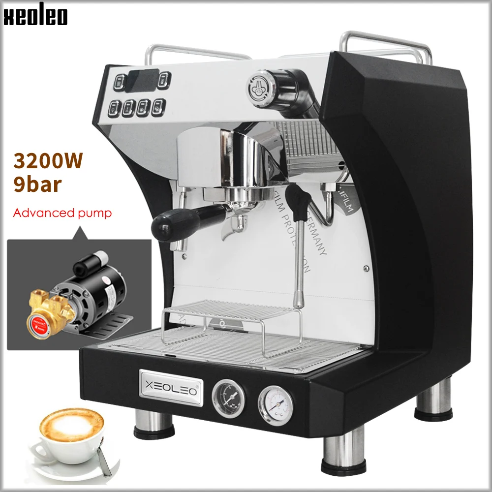 XEOLEO Semiautomatic Coffee machine Espresso machine 3200W 9Bar Coffee maker Commercial Espresso maker High pressure milk froth