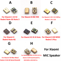 10pcs Inner MIC Speaker For Xiaomi 10 9 8 SE CC9E 6 6X 5 4 4C 4I Max 2 Redmi NOTE 8 7 7A 4X 3 K20 K30 Pro Microphone Transmitter