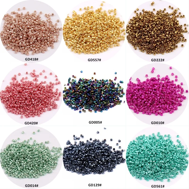 660pcs2mm electroplated metal color imitation antique beads DIY handmade embroidery embroidery clothing accessories