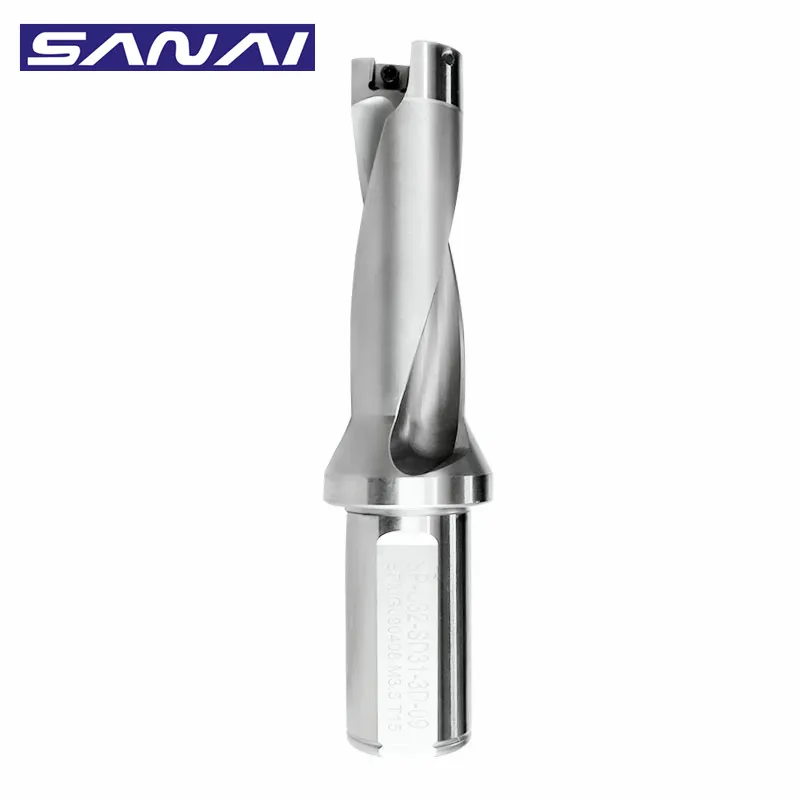 

U Drill Bit SP series 4D depth 40.5mm- 50mm, CNC Lathe Indexable Drilling Tool, Machinery Fast Drill Carbide Insert Metal Drill