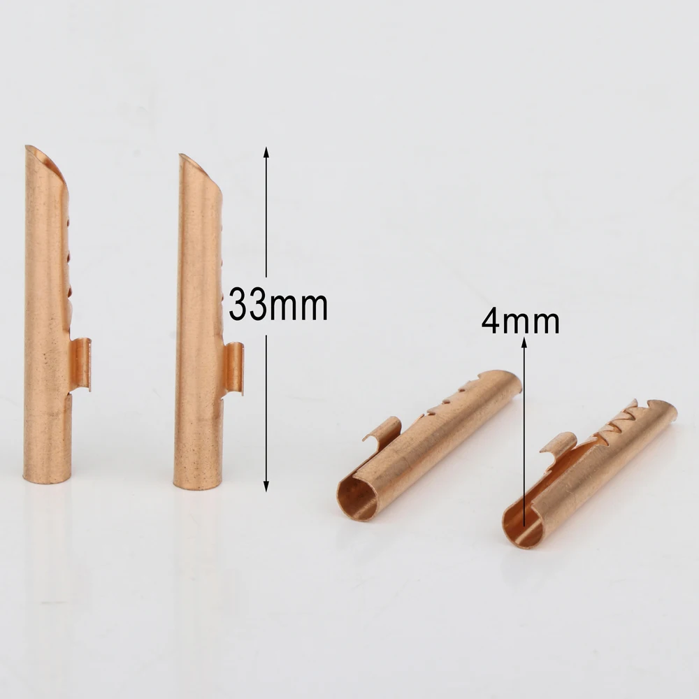 12pcs 4mm copper Banana Plugs, Audio Speaker Male Connector plug Video Speaker Adapter Audio Connector Banana Connectors