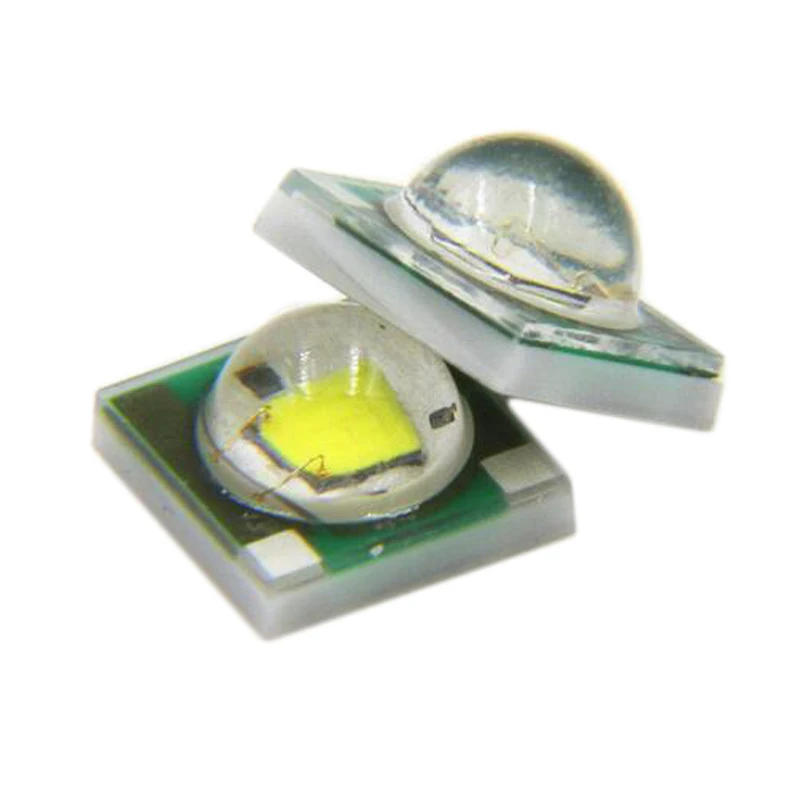 Led chip 3535, 1w, 3w, branco, 6500k, 8000k, 10000k, 13000k, para lanterna elétrica, luz de bicicleta, 10pcs