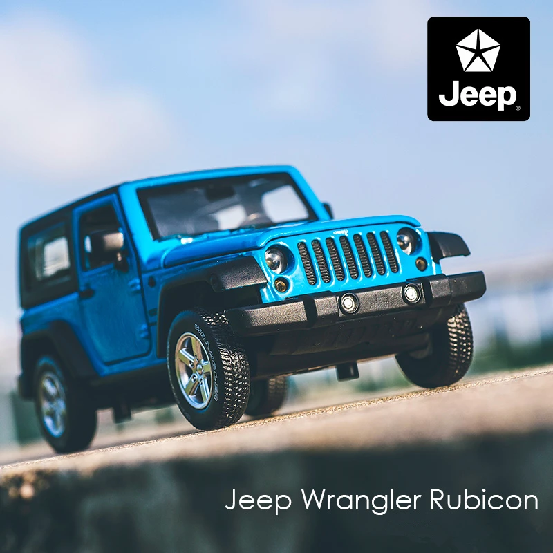 1:32 Jeeps Wrangler Rubicon Alloy Model Car Diecasts High Simulation Exquisite Off-road Vehicles Model Collection Childrens Gift