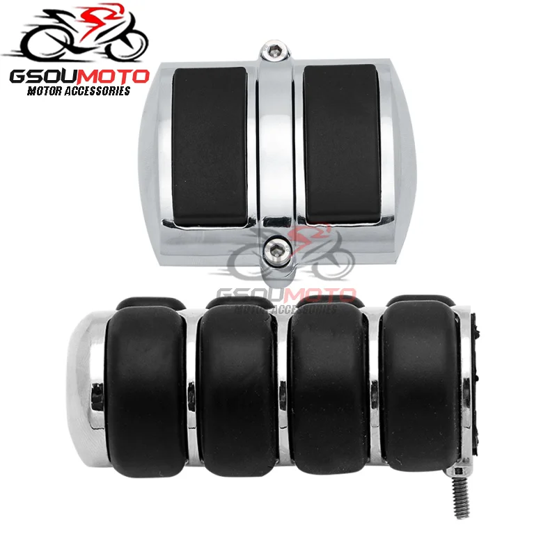 Motorcycle Chrome/Black Gear Shift Lever Peg + Rear Brake Pedal Cover For Yamaha Vstar 1100 650 Classic Custom 950 1300  XVS 400