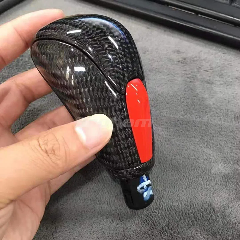 Custom High Quality Carbon Fiber Gear Shift Knob For Hyundai Veloster JS Knob Assy Gear Shift Lever